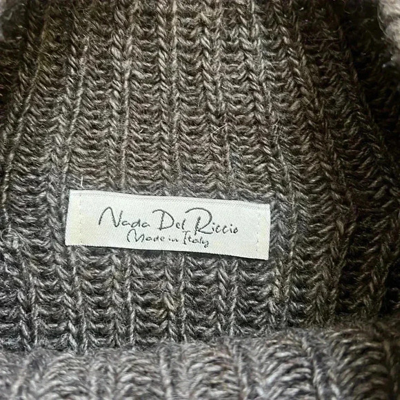 🔥Nada Del Riccio🔥 | Brown knit puff long sleeve sweater made in Italy - Picture 7 of 10